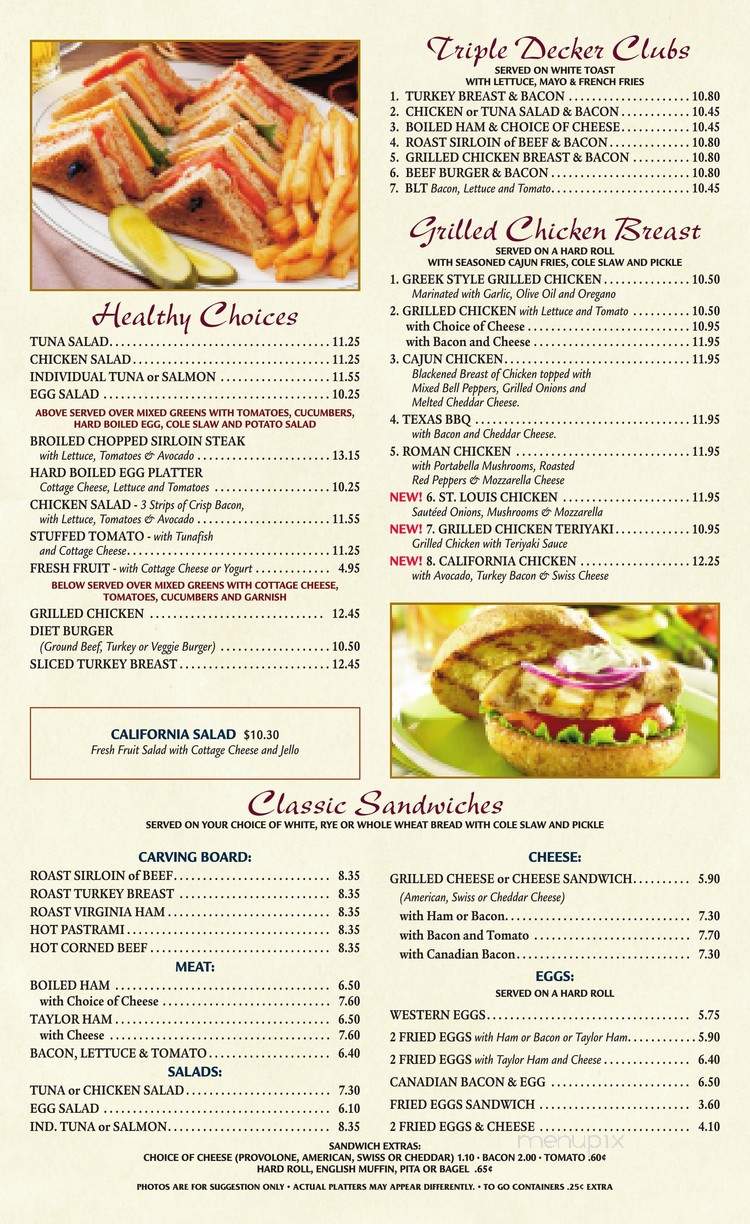 Red Bank Diner - Red Bank, NJ menu_pic