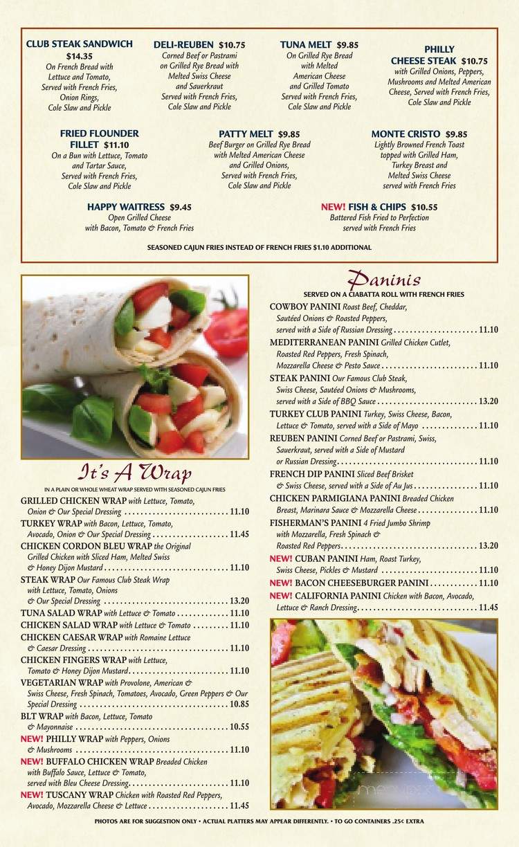 Red Bank Diner - Red Bank, NJ menu_pic