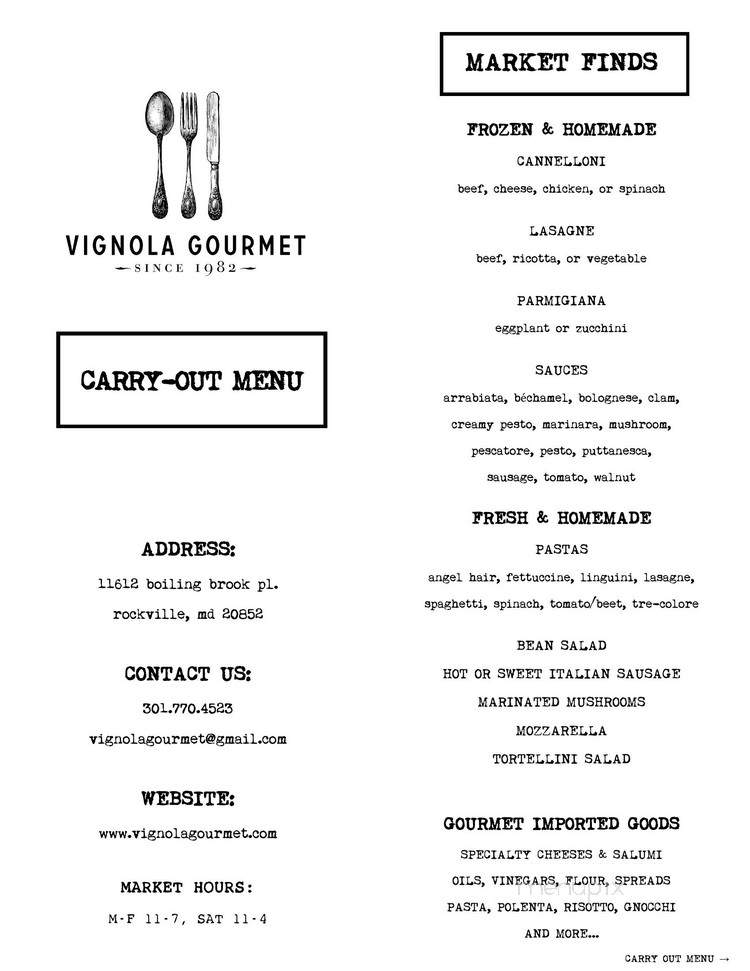 Vignola Gourmet - Rockville, MD