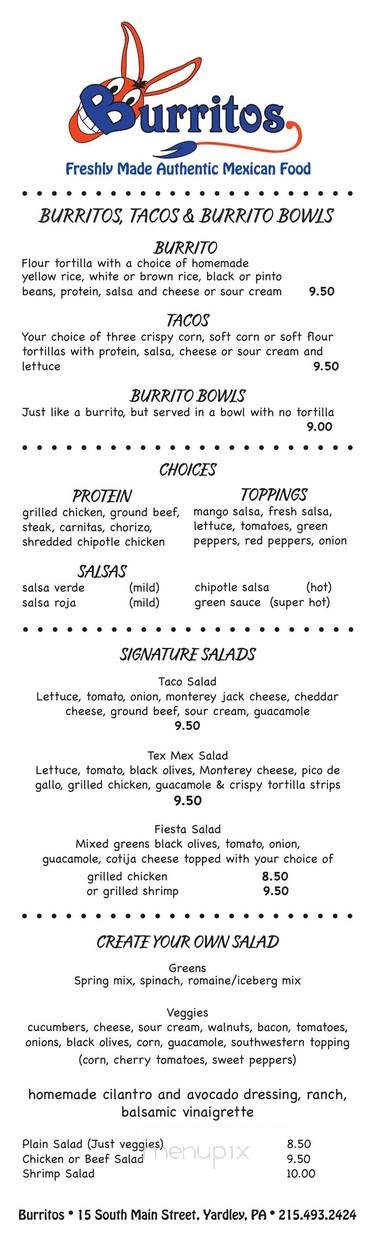 Burritos - Yardley, PA