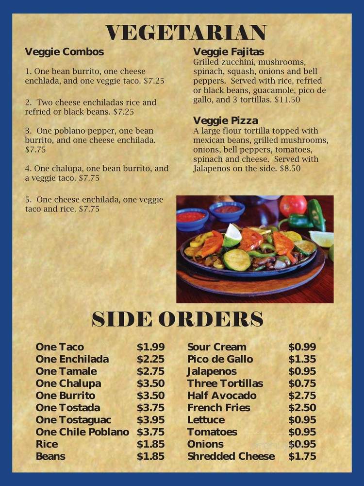 Laguna Mexican Grill - Cumming, GA menu_pic