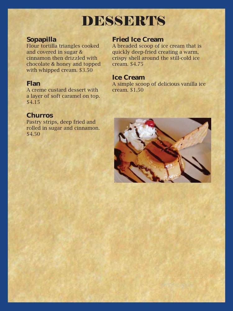 Laguna Mexican Grill - Cumming, GA menu_pic