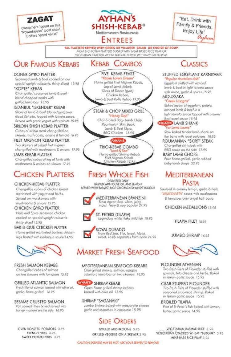 Ayhans Shish Kebab of Great Neck - Great Neck, NY menu_pic