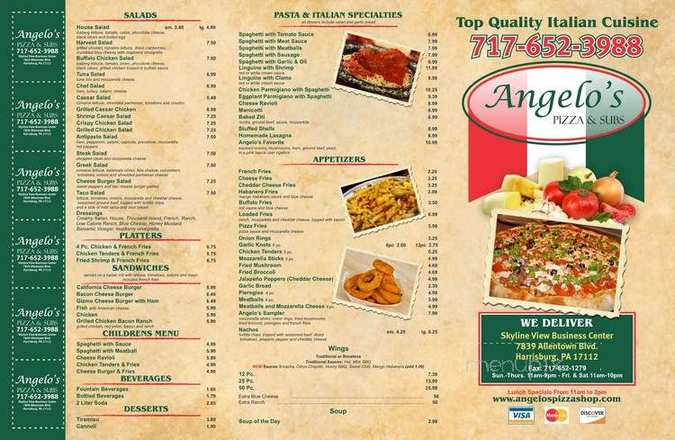 Angelo's Pizza - Harrisburg, PA