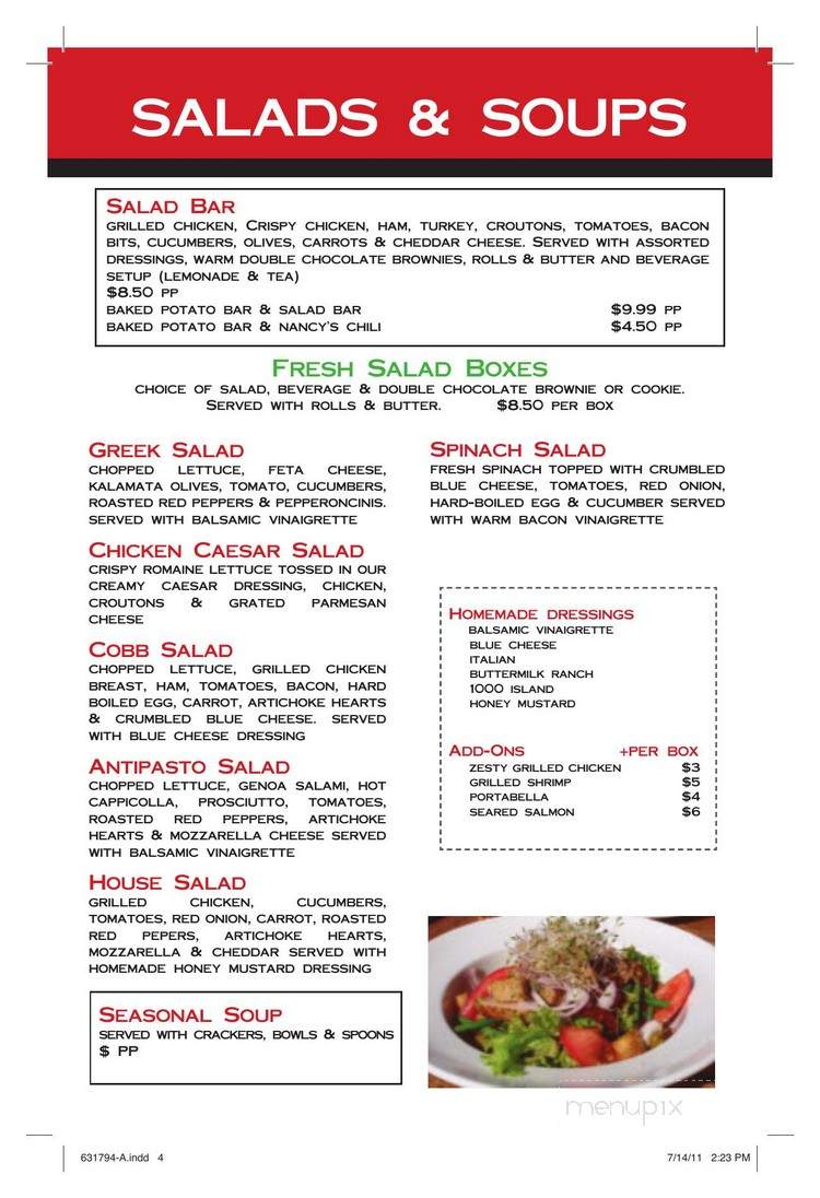 Iacofano Deli & Pizzeria - Charleston, SC menu_pic