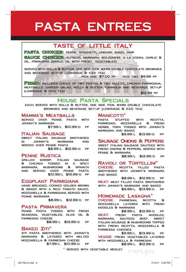 Iacofano Deli & Pizzeria - Charleston, SC menu_pic