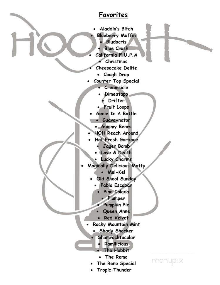 HoH - Hooked on Hookah Lounge - Colorado Springs, CO