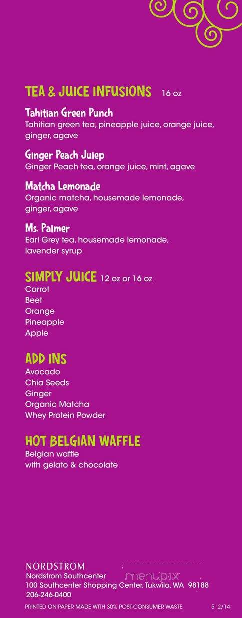 Fruititude - Tukwila, WA menu_pic