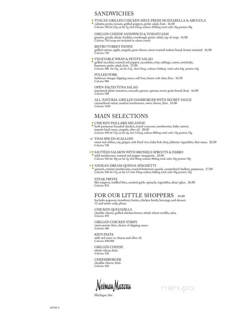 Mariposa - Chicago, IL menu_pic