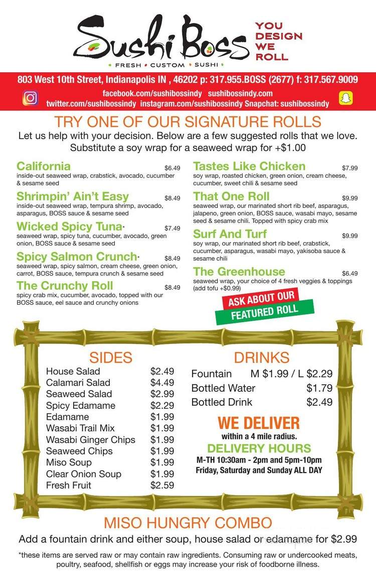 Sushi Boss - Indianapolis, IN