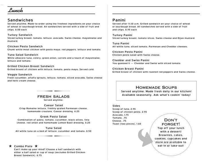 Java Man - Hermosa Beach, CA menu_pic