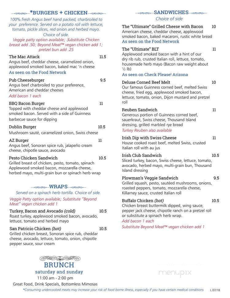 Rla Bla - Tempe, AZ menu_pic