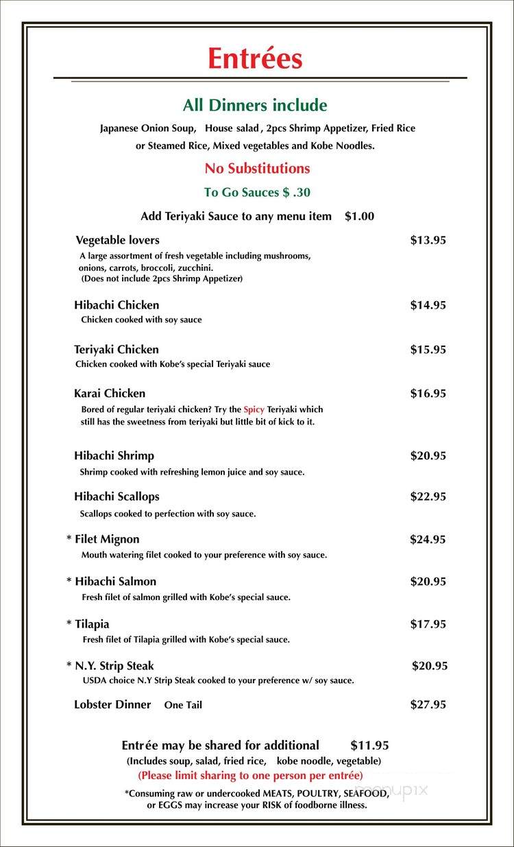 Hero Japanese Sushi - Cornelius, NC menu_pic