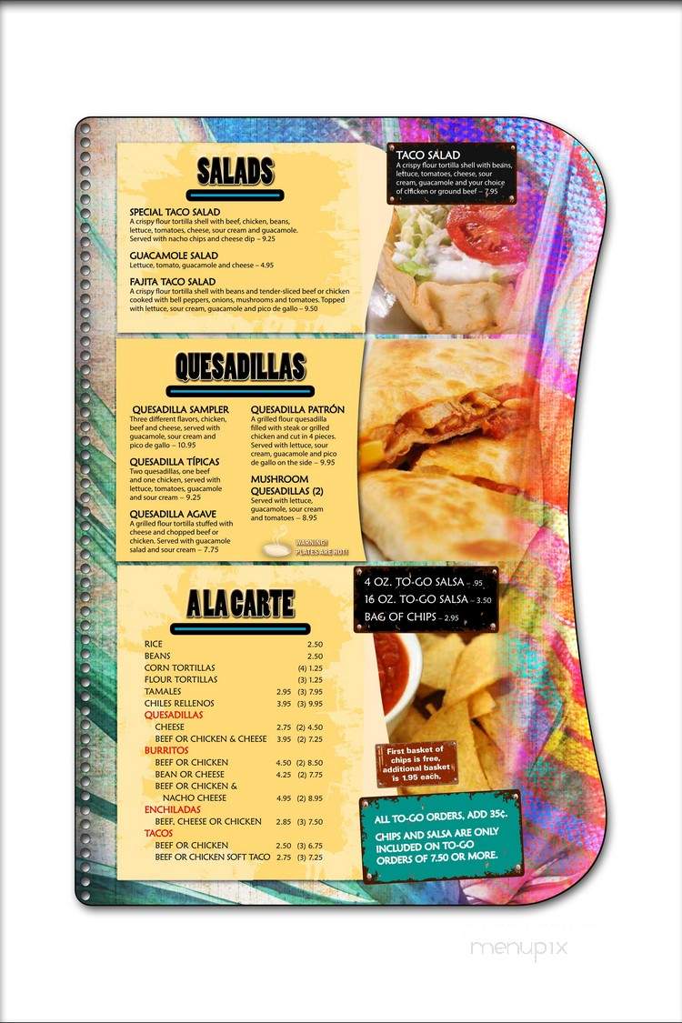 El Agave - Saint Peter, MN menu_pic