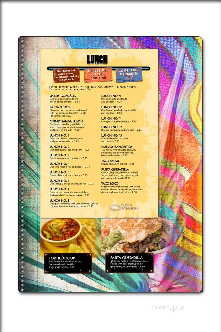 El Agave - Saint Peter, MN menu_pic