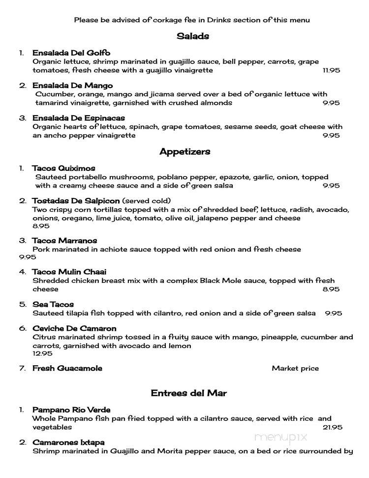 Yolo Mexican Eatery - Skokie, IL menu_pic