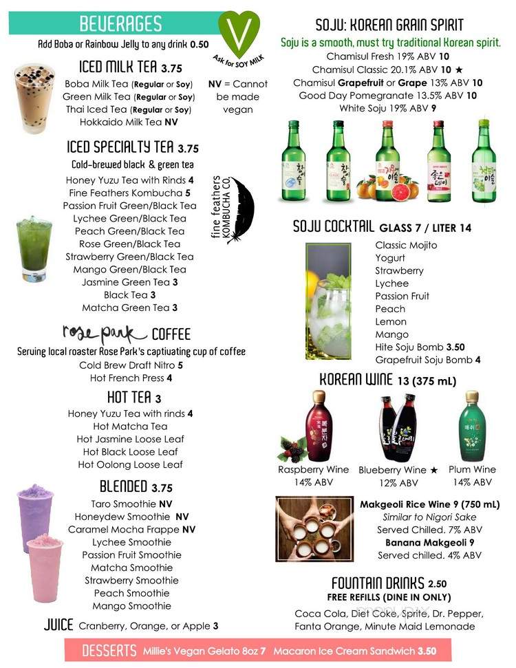 Cafe Sura - Long Beach, CA menu_pic
