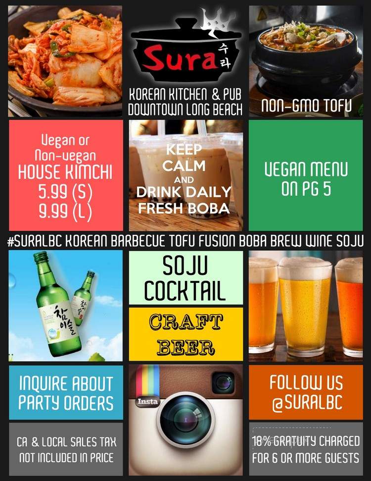 Cafe Sura - Long Beach, CA menu_pic