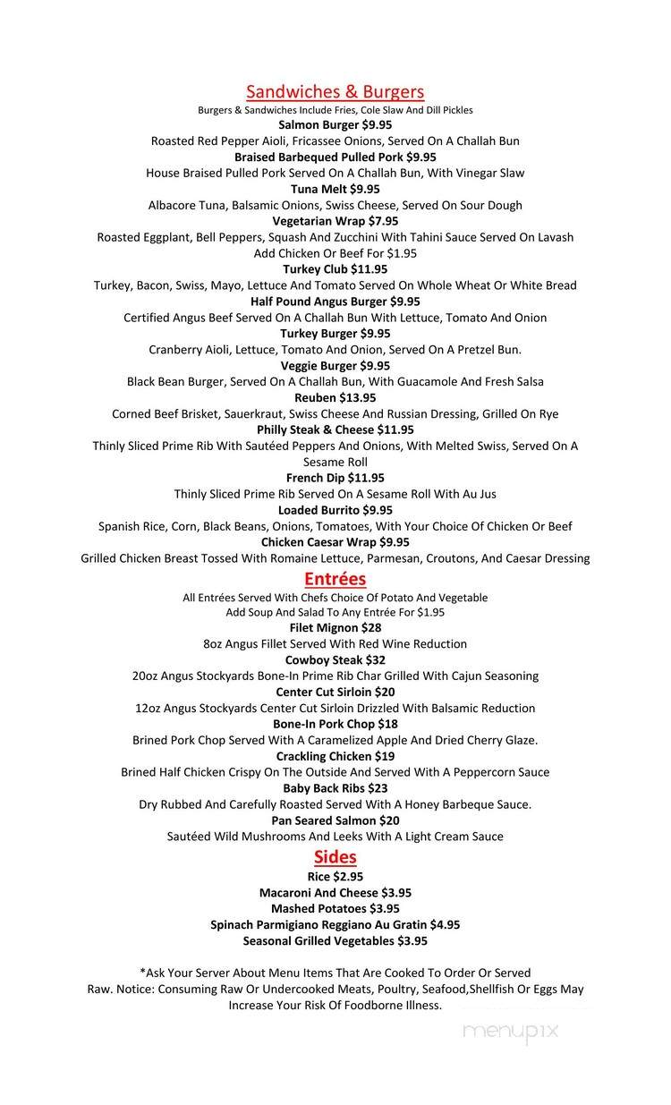Grille 39 - Detroit, MI menu_pic