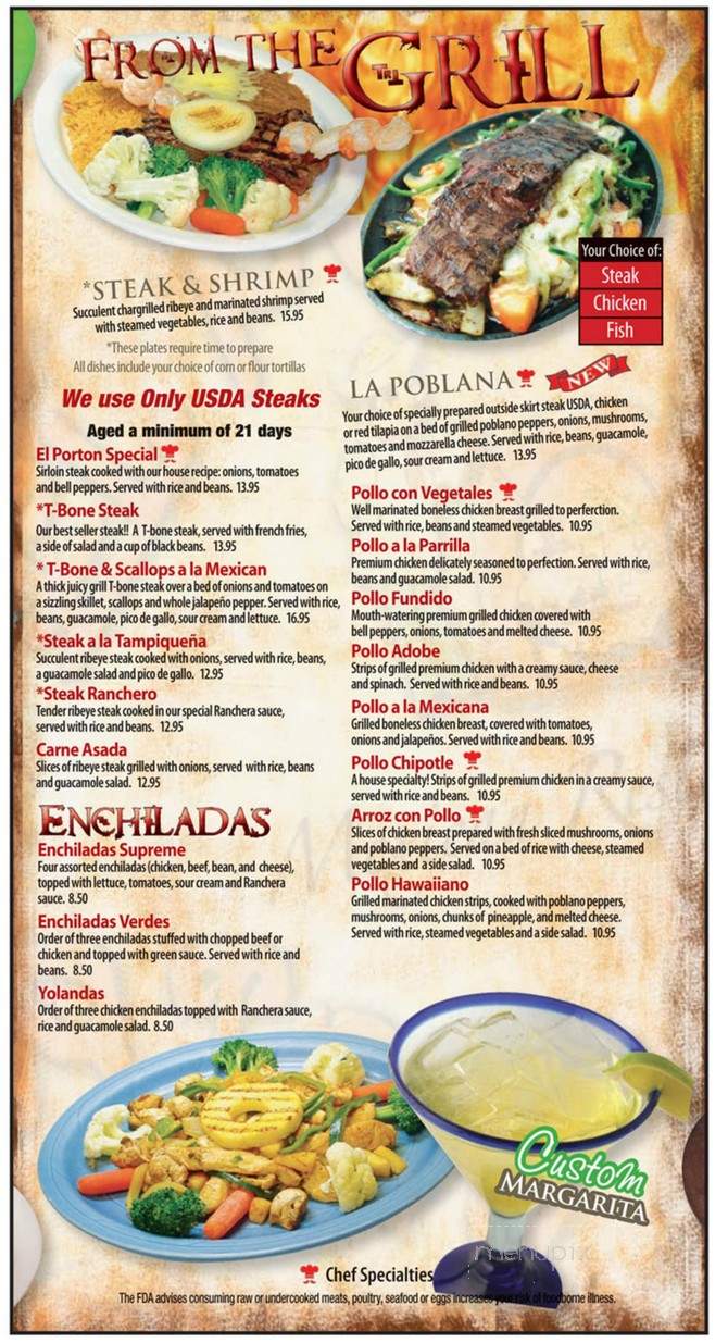 El Porton Of Midway - Alpharetta, GA menu_pic