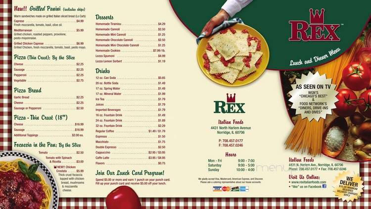 Rex Italian Foods - Norridge, IL
