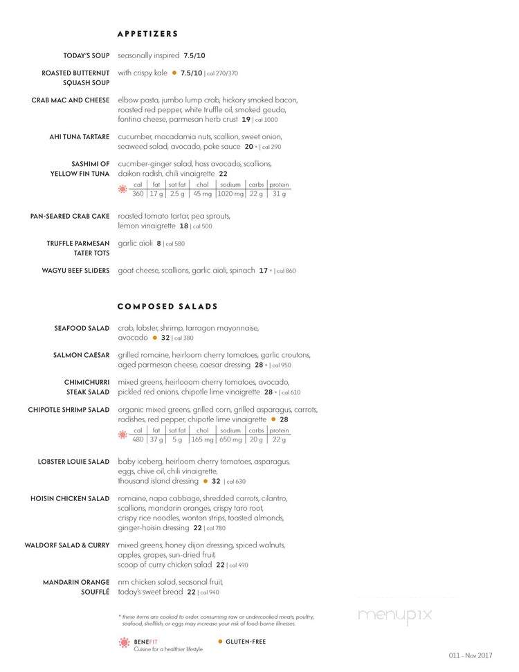 Mariposa - Newport Beach, CA menu_pic