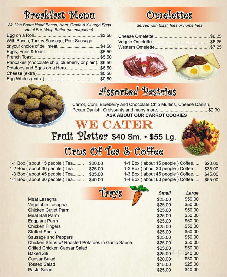 Carrot Top Pastries - New York, NY menu_pic