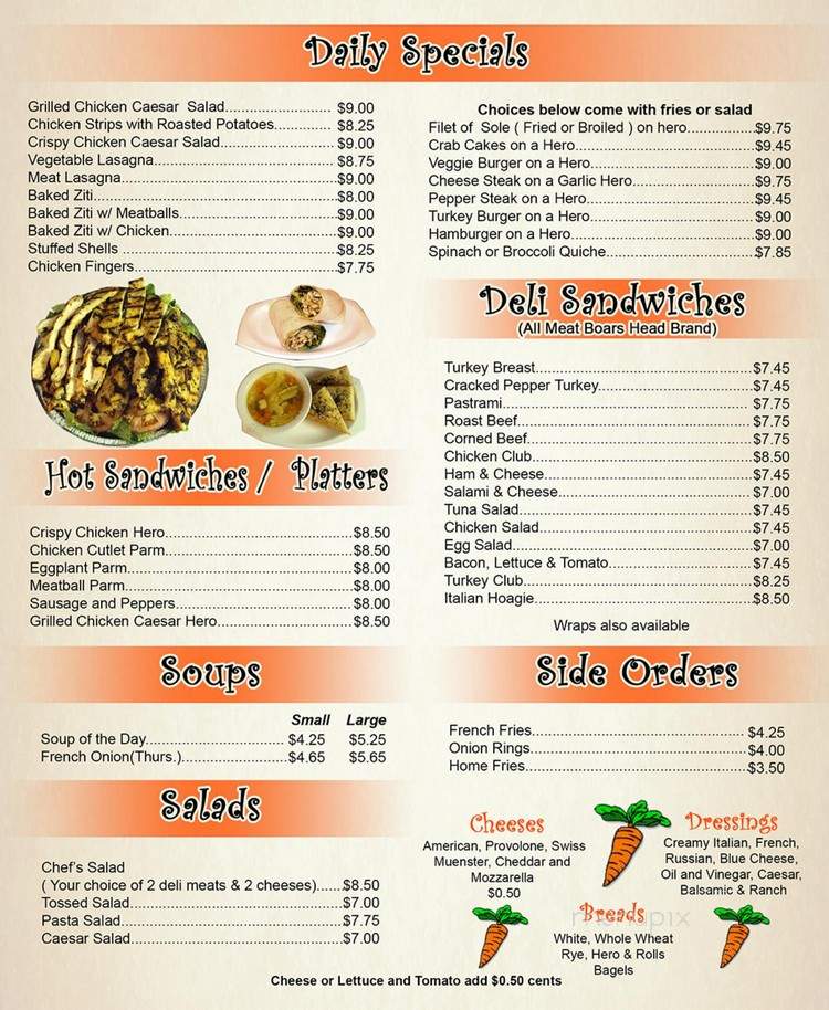 Carrot Top Pastries - New York, NY menu_pic