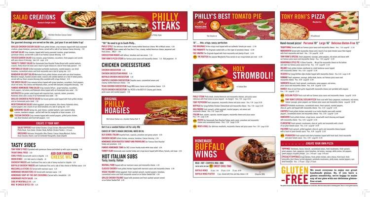 Tony Roni's City Line - Philadelphia, PA menu_pic