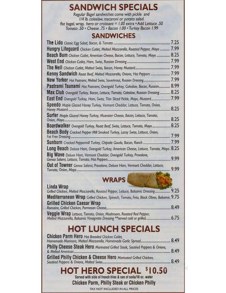 Max Bialy Stok & Co Incorporated - Long Beach, NY menu_pic