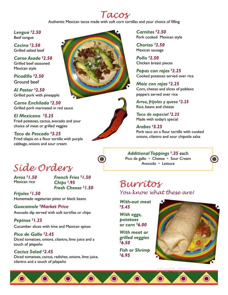 Cocina Mexicana - Lancaster, PA