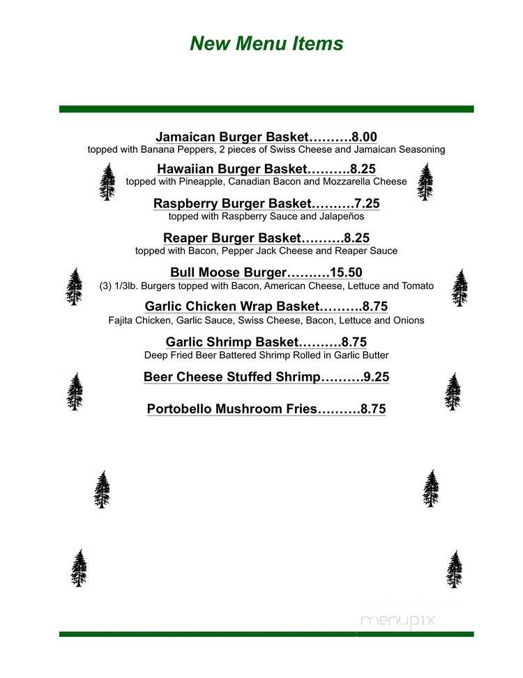 Thristy Moose Bar & Grill - Hibbing, MN menu_pic