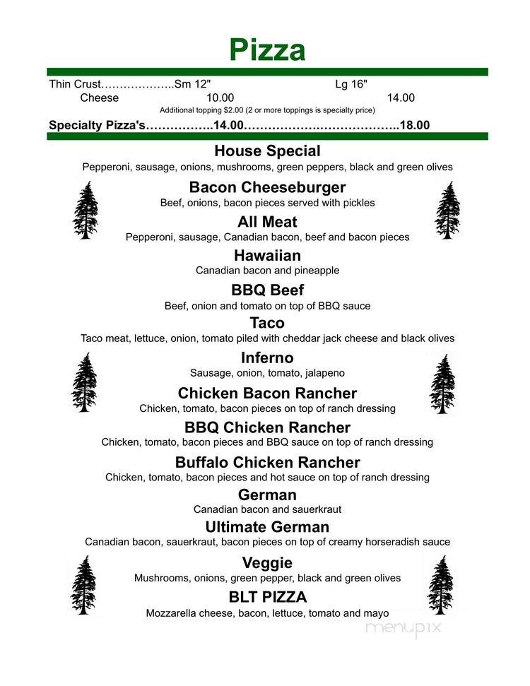Thristy Moose Bar & Grill - Hibbing, MN menu_pic