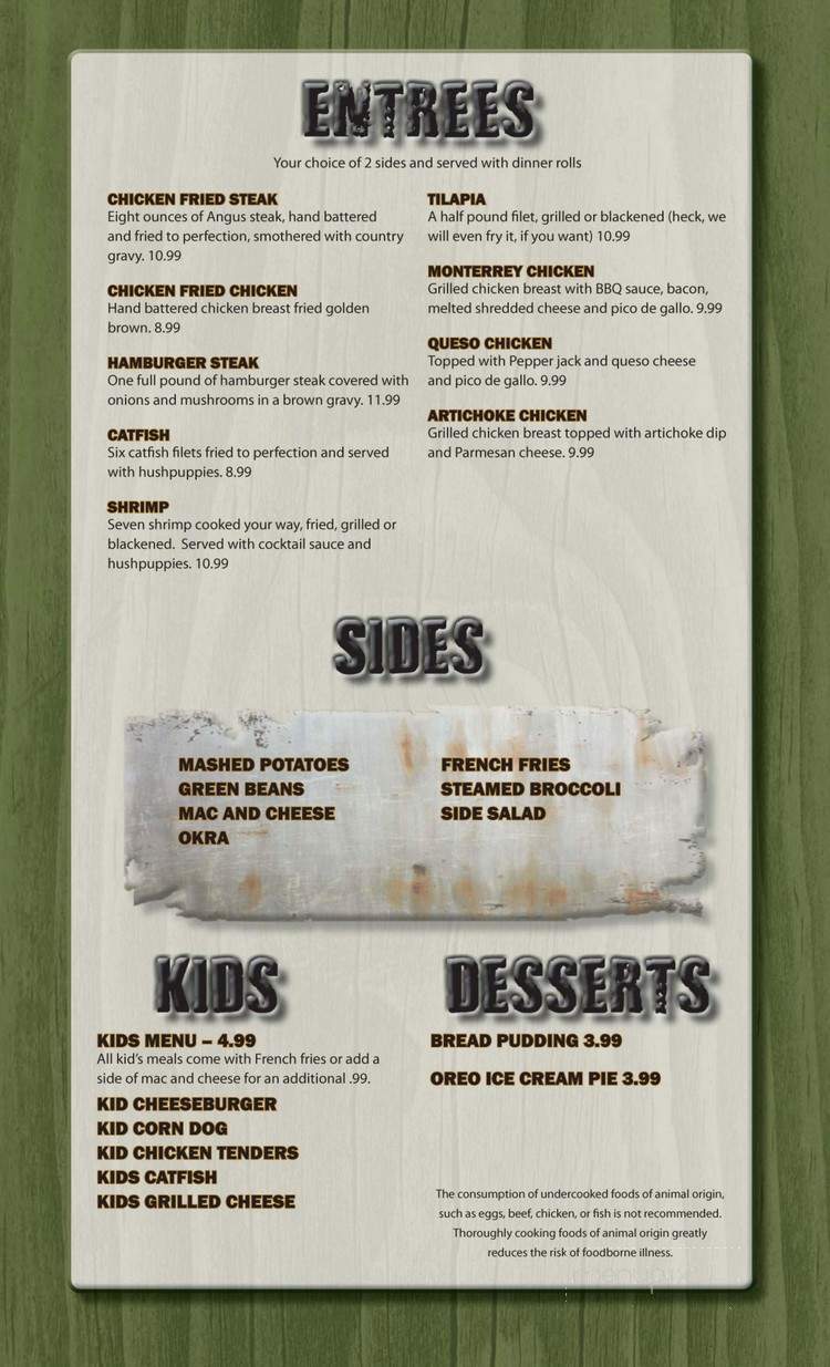 Salty Dog Sports Bar and Grill - Waco, TX menu_pic