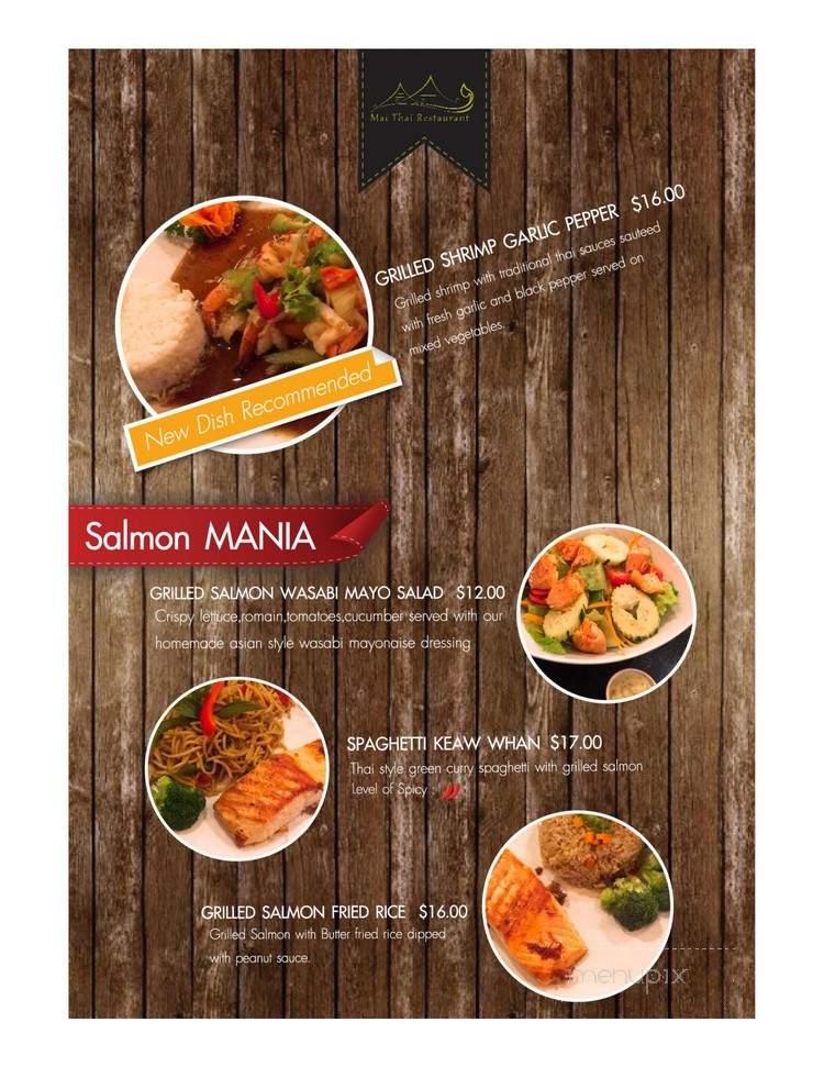 MaiThai Restaurant - Jacksonville, FL menu_pic