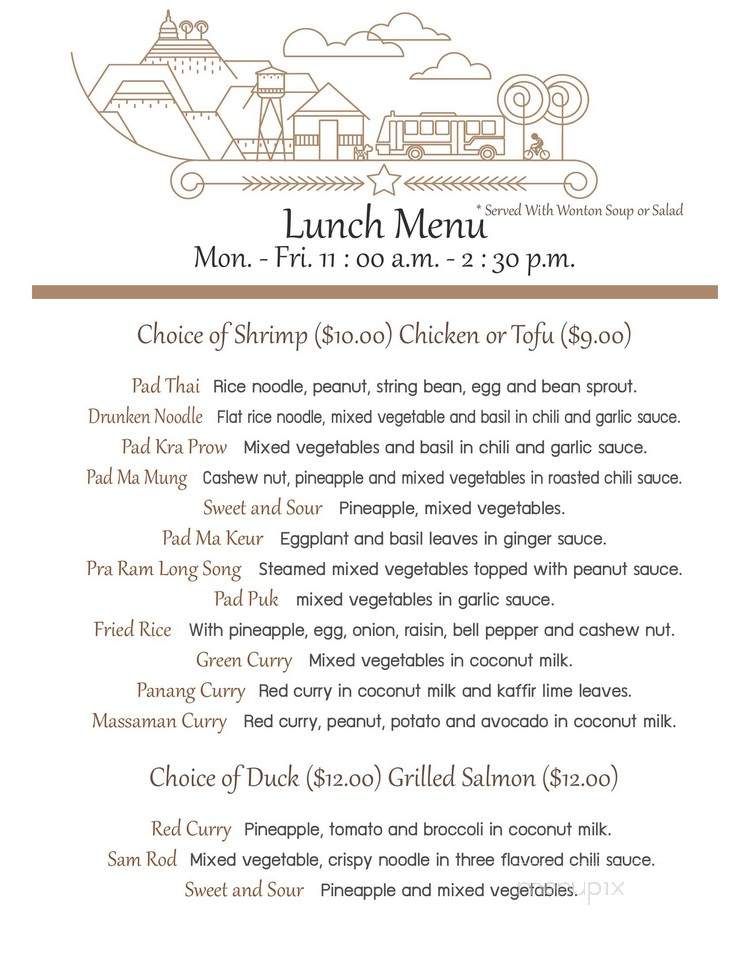 MaiThai Restaurant - Jacksonville, FL menu_pic