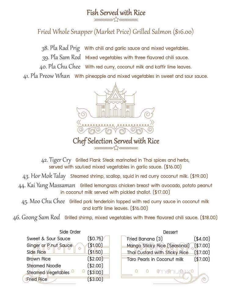 MaiThai Restaurant - Jacksonville, FL menu_pic