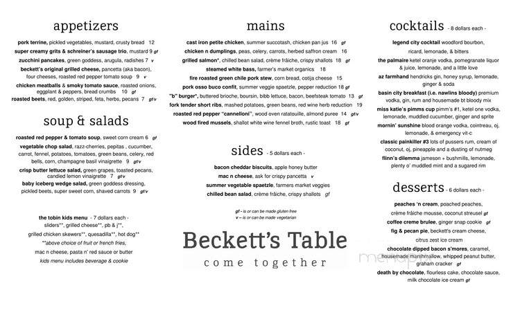 Beckett's Table - Phoenix, AZ