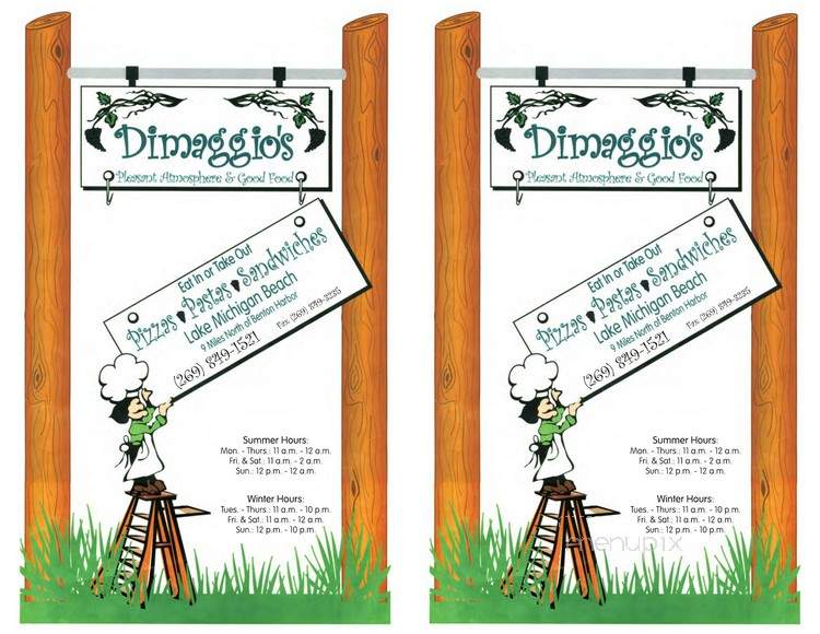Dimmaggio's Pizza - Coloma, MI menu_pic