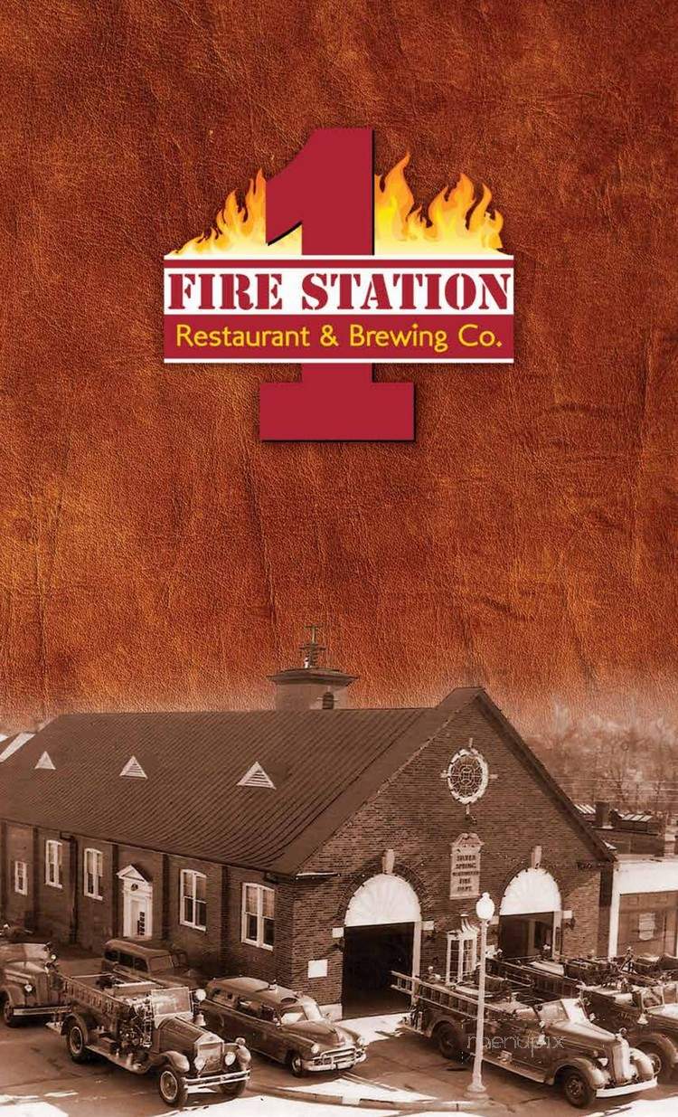 Fire Station 1 Restaurant and Brewing Co. - Silver Spring, MD menu_pic