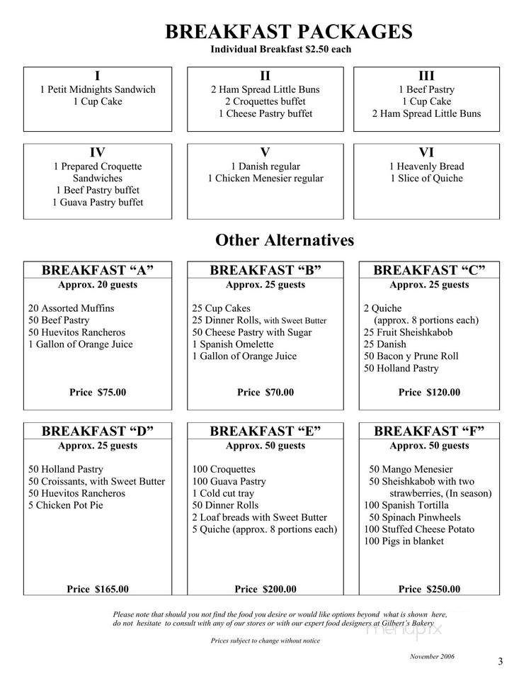 Gilbert's Bakery - Miami, FL