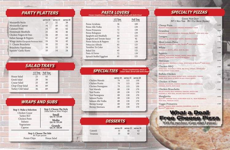 Squisito Crofton - Crofton, MD menu_pic