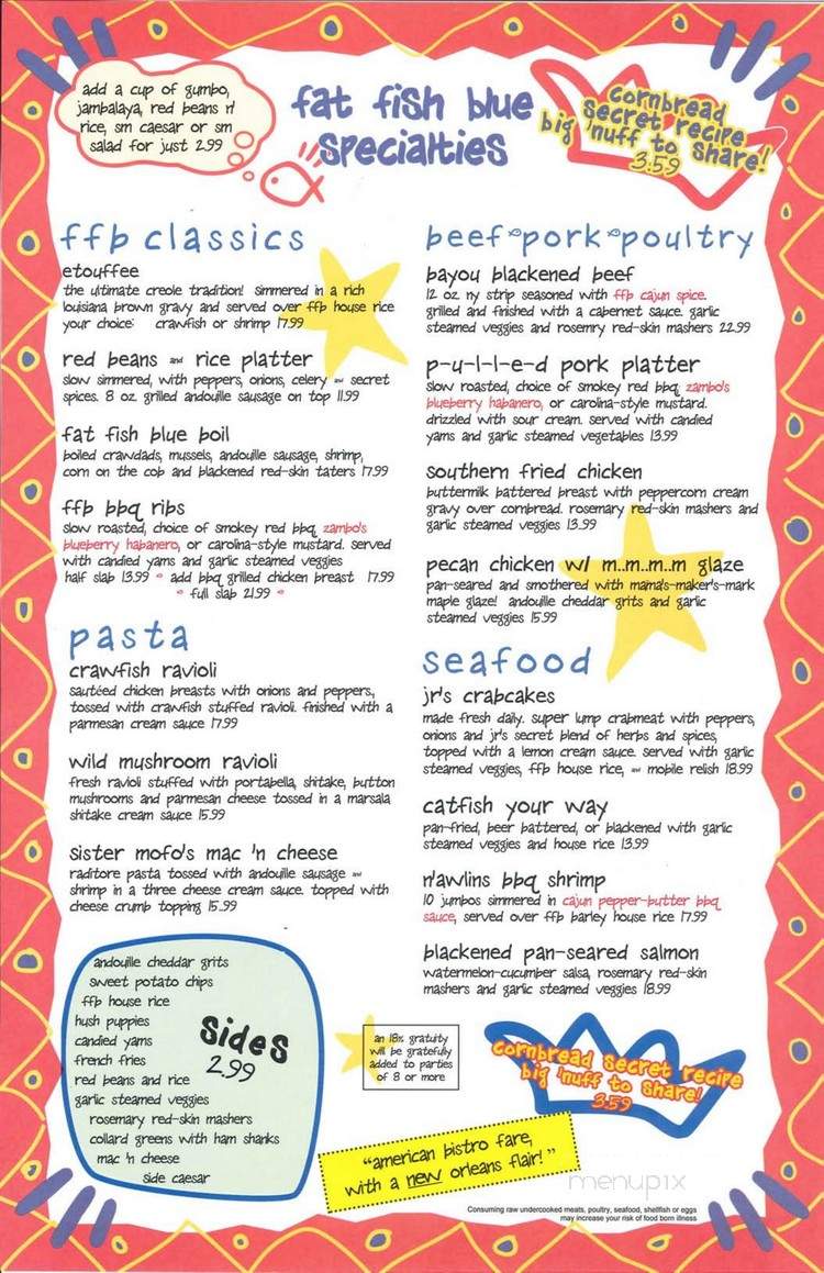 Fat Fish Blue - Orlando, FL menu_pic