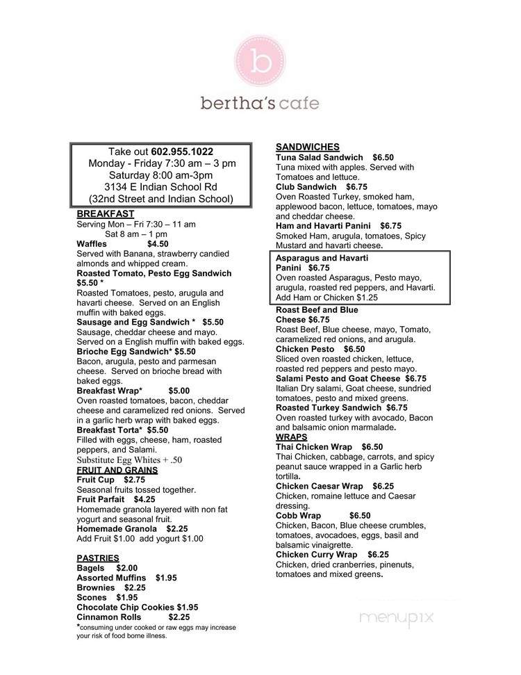 Bertha's Cafe - Phoenix, AZ