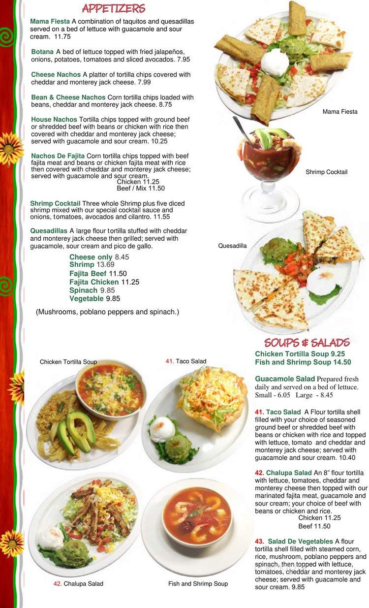 Mamaveca Mexican Restaurant - Norman, OK menu_pic