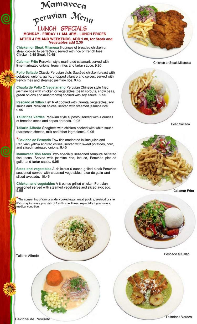 Mamaveca Mexican Restaurant - Norman, OK menu_pic