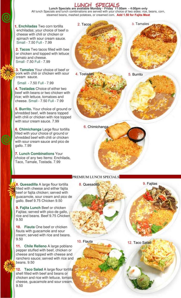 Mamaveca Mexican Restaurant - Norman, OK menu_pic