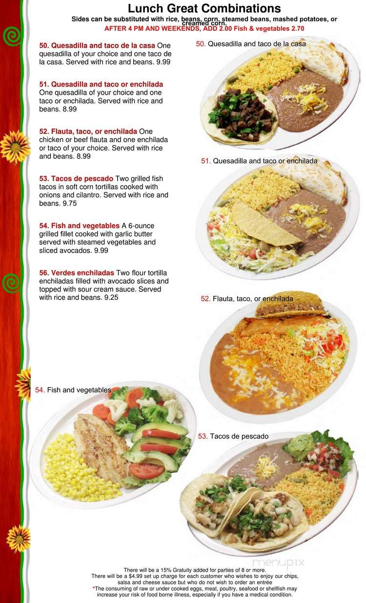 Mamaveca Mexican Restaurant - Norman, OK menu_pic