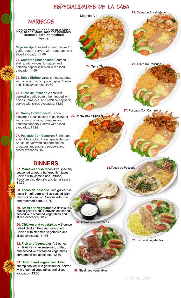 Mamaveca Mexican Restaurant - Norman, OK menu_pic
