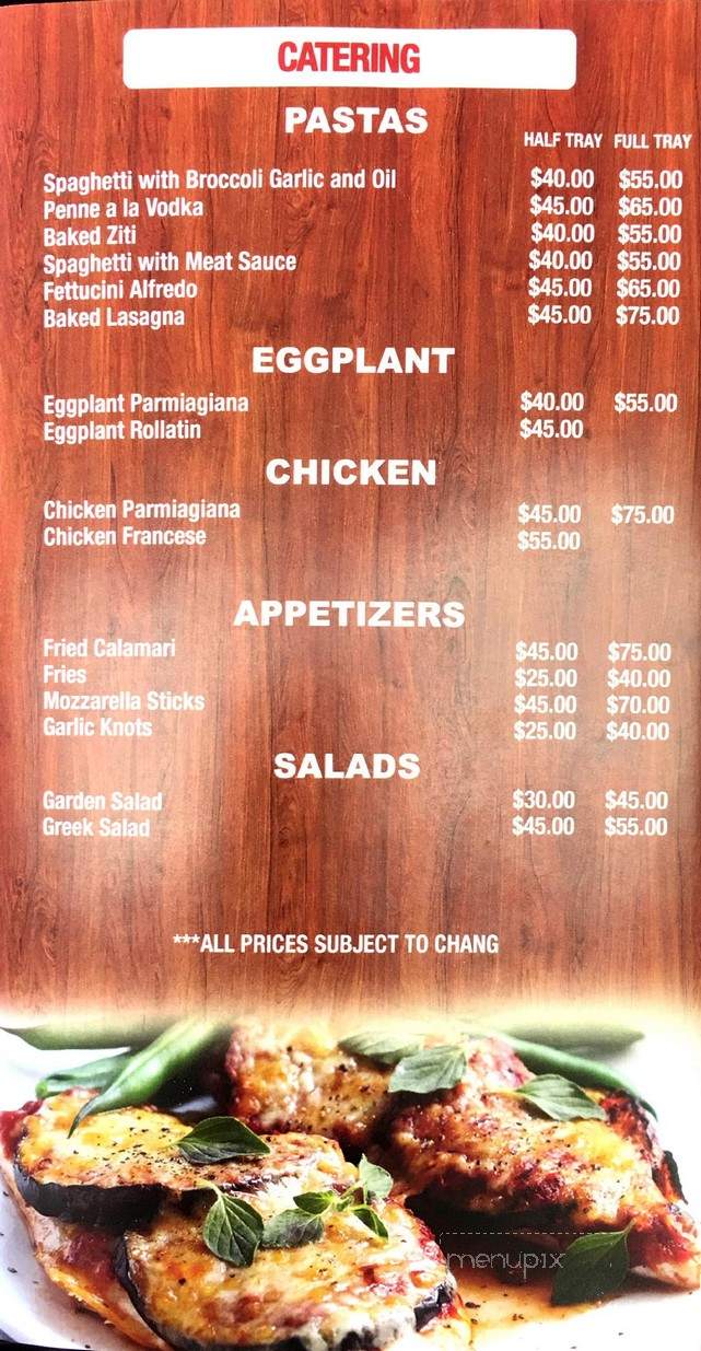 Ditmars Pizza - Astoria, NY menu_pic